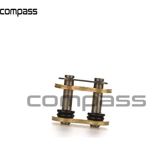 530H Heavy Duty Chain Motorbike Dirt Bike Gold Connecting Master Links with O-Ring Motor Connector Joint Clip Lock For ATV