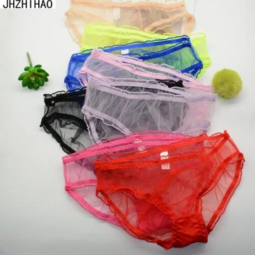 Panties Sexy lingerie underwear women briefs culotte femme g string calcinha panty tangas bragas bielizna damska Net yarn