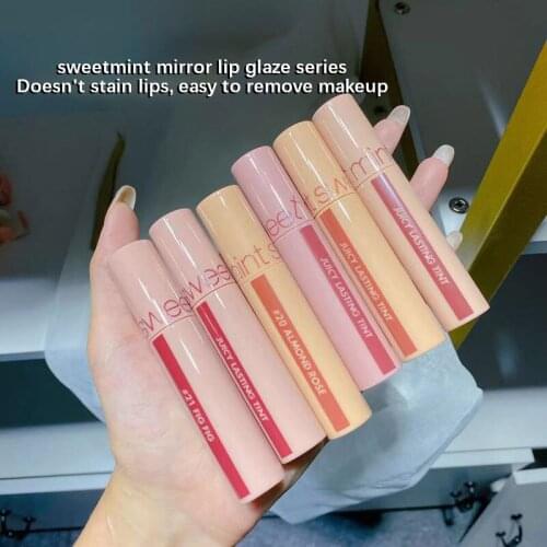 Mirror Lip Glaze Long Lasting Moisturizing Liquid Lipstick Waterproof Lip Gloss No-stick Cup Beauty Cosmetic Makeup TSLM1