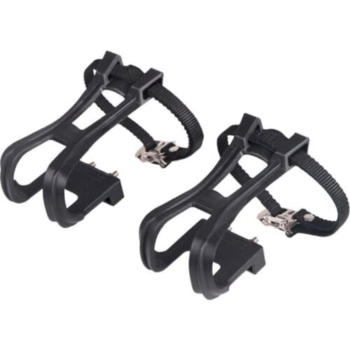 1pair Cycling MTB Road Bike Pedal Toe Clip Strap Belts Bicycle Pedal Shoe Harness Cycling Shoes Casing Holder Band Strip