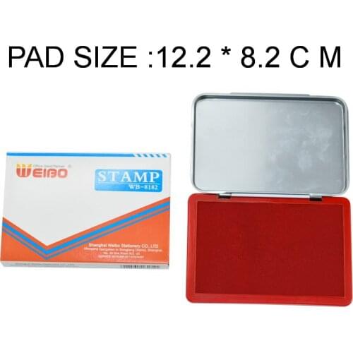 1 PCS BRAND NEW red ink paste Calligraphy Pad Stamp Vermilion inkpad Seal Painting Red Ink Paste School Office Writing Supplies