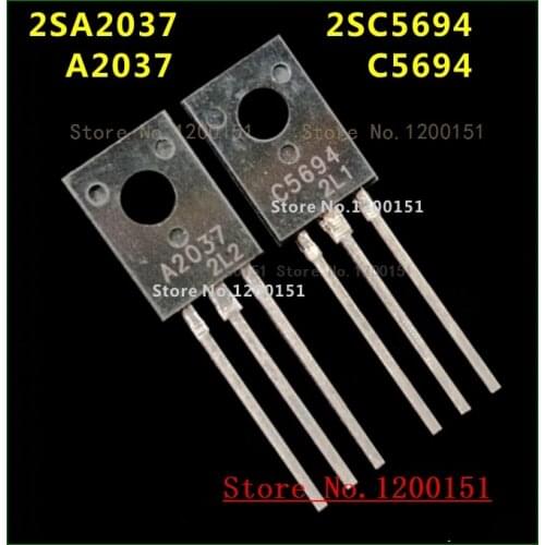 10pcs/lot=5pair A2037 C5694 2SA2037 2SC5694 TO-126
