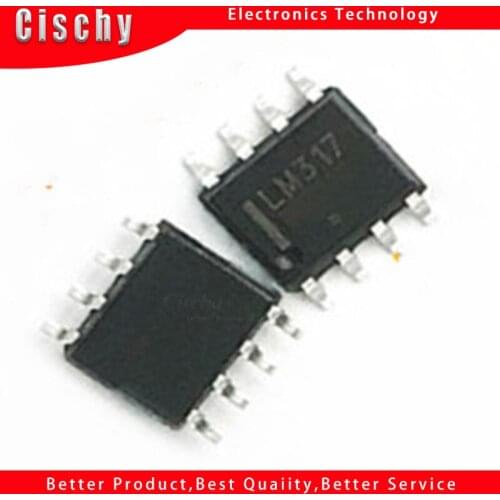 10pcs/lot LM317LDR2G LM317DR2G LM317LMX LM317DR LM317LM LM317LB LM317 SOP-8 In Stock