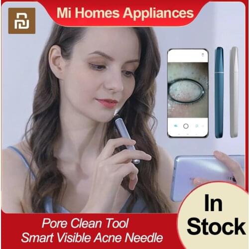 2021 Youpin Smart Pore Cleaner Blackhead Remover Face Deep Nose Cleaner Deeply Remove Clogged Pores Clean Skin Tool Connect APP