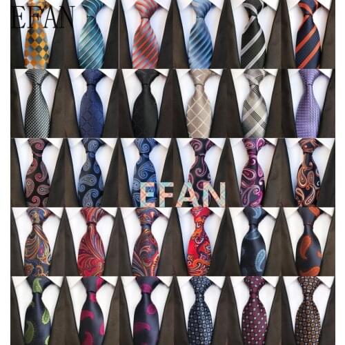 67 Colors Luxury 8cm Formal Dress Tie for Man Silk Tie Plaid Business Neck Tie Suit Cravat Wedding Party Necktie Men Gift