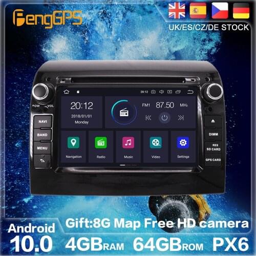 Android 10 PX6 For Fiat Ducato 2006-2011-2019 GPS Navigation Auto Radio Stereo Car DVD Multimedia Auto Player HeadUnit No 2DIN