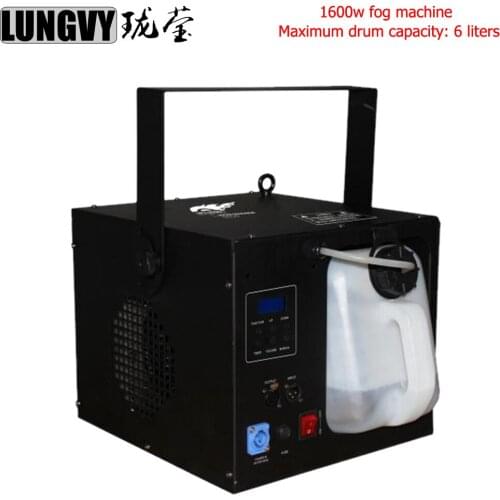 Free Shipping 1600W Fog Machine Disco Light 6 Liters Smoke Machine For DJ Party Make Fog Home Entertainment