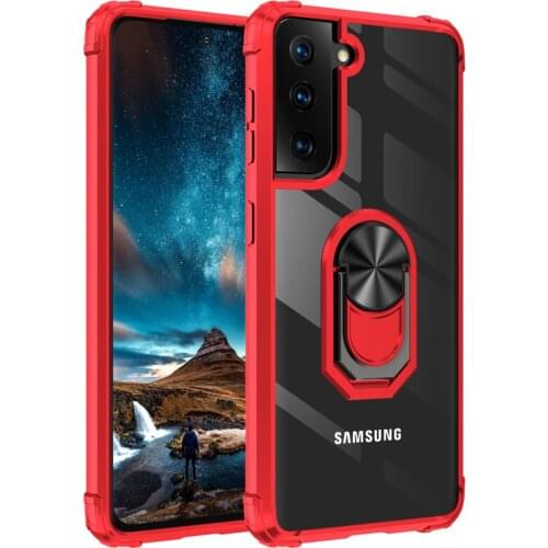 Funda Case for Samsung Galaxy S21 Ultra S20 FE Note 20 Ultra S10 Note 10 Plus A51 A71 5G Car Bracket Coque Phone Case Cover Capa