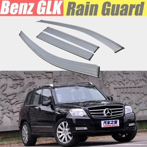 For Benz GLK X204 260 300 /Rain Guard/Guard Smoke Window Rain Window Wind Visor 4Pcs/1 Set 2008-2015