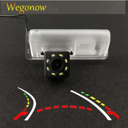 For Lexus ES250 2011 2012 2015 HD Wireless Car CCD Rear Camera Fisheye 8 12 led dynamic Night Vision bracket waterproof parking