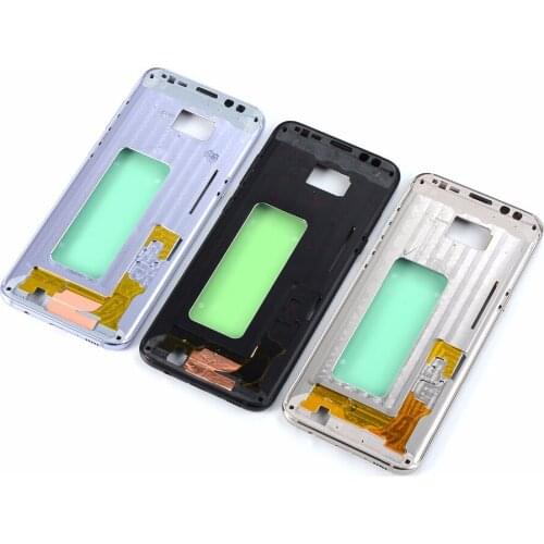 For Samsung Galaxy S8+ S8 Plus G955 G955F Metal Middle Bezel Frame Cover Case+Side Button(Single Card All versions)