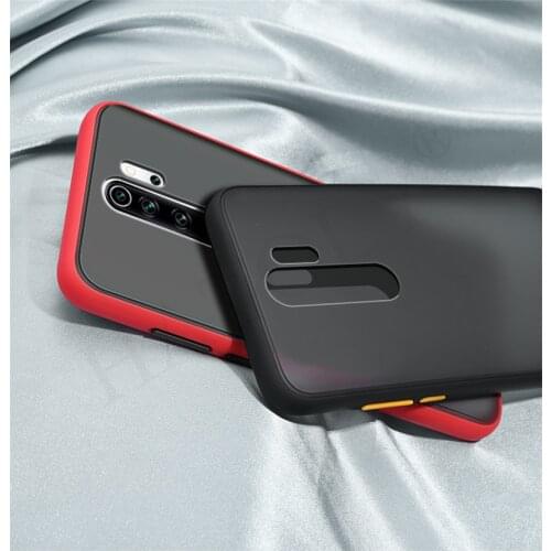 For Xiaomi Redmi Note 8 Pro 8T Case Cover Redmi Note 9S 9 Pro Anti-knock TPU Bumper Matte Clear Armor Phone Case Mi Note 10 Lite