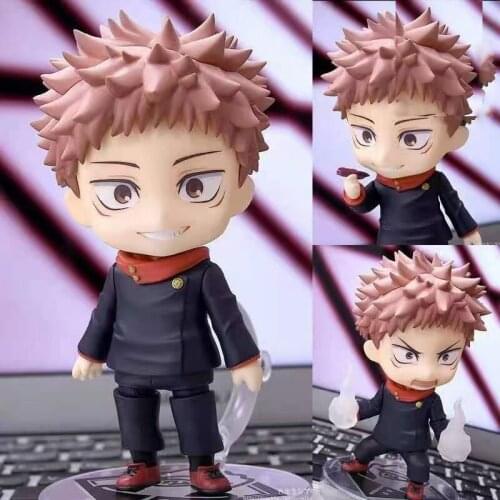 10CM Itadori Yuji Anime Jujutsu Kaisen PVC Action Figure Removable Accessorie Figurine Model Doll Toy Gift Movie Collection