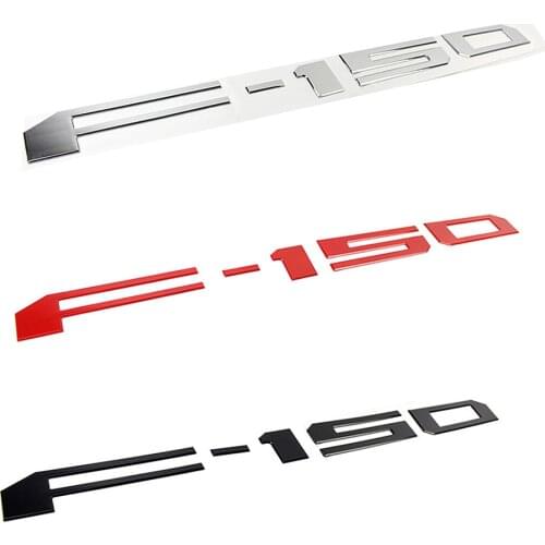 F-150 Emblem Badge Sticker Car Rear Trunk Sticker For Ford F150 Rear Tailgate Trunk Logo Decals Trim Auto Tuning Accessories