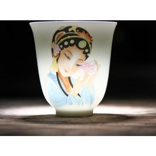 Chinese Tea Set TeacupCeramic Tea Cup Puer Oolong Tea Customized Gifts
