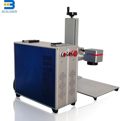 China fiber marker 50W Max /Raycus/ IPG fiber laser marking machine for metal