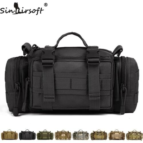 Hot! MOLLE Sport Bags 3 Functions Waist Pack Shoulder Bags Ultra-light Hunting Soldier Ultimate Stealth Bags Heavy Duty Carrier