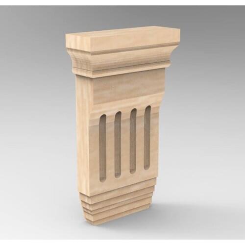 3D STL Model Supports Stands Legs for CNC Router Aspire Artcam Part of Corner or Column Carving Machine Relief _ decor 815