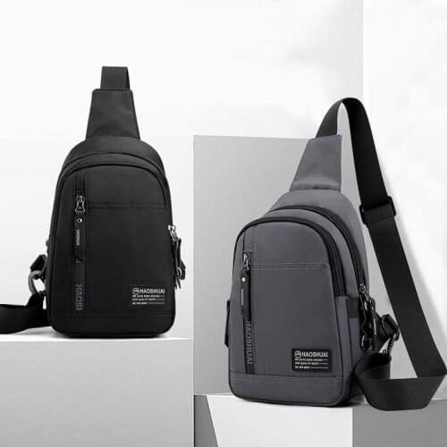 Men Waterpoof Chest Pack 2021 New Unisex High Quality Nylon Chest Bags Business Casual Phone iPad Pocket Purse Cross Body Bags