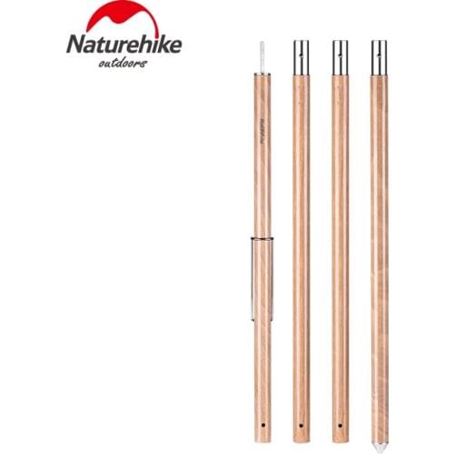 Naturehike 1Pcs Tent Sunshade Awning Canopy Aluminum Alloy Pole Camping Beach Tarp Poles For Building Sun Shelter