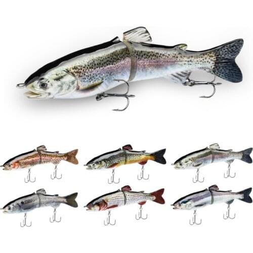 New Luya Multi Knot Fish 180mm / 65.5g Popular Foreign Trade Plastic Bionic Hard Bait Sea Fishing Bait