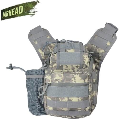 New Molle Military Crossbody Bags Camouflage Tactical Shoulder Bag Sport Waterproof Army Handbags Camping Outdoor Chest Bag