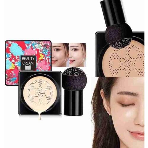 New Mushroom Head Make up Air Cushion CC Cream Natural Moisturizing Foundation Concealer Whitening Makeup BB Cream