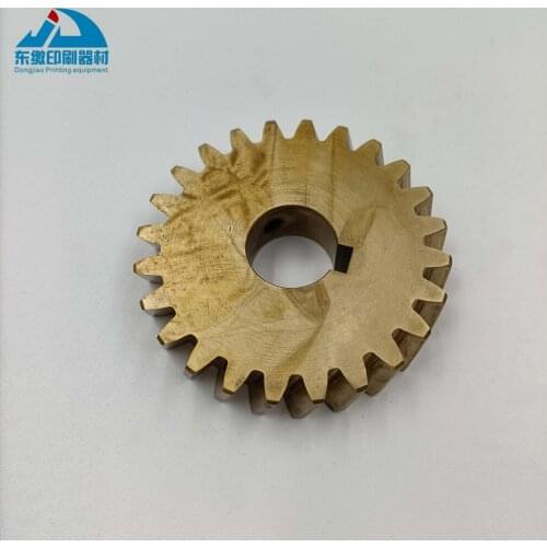 Komori Printing Machinery 24 Teeth Gear, OD66, ID19mm, Thickness 14mm