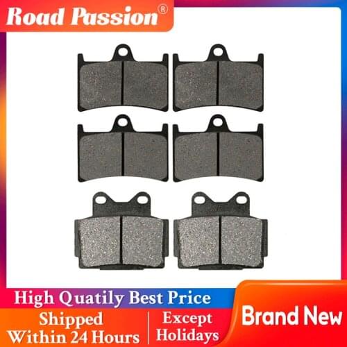 Road Passion Motorcycle Front and Rear Brake Pads For YAMAH TZR250 TZR 250 TZR250R FZR400 FZR 400 FZS600 FZS 600 Fazer