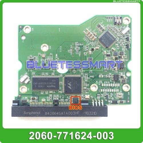 HDD PCB logic board 2060-771624-003 REV A for WD 3.5 SATA hard drive repair data recovery