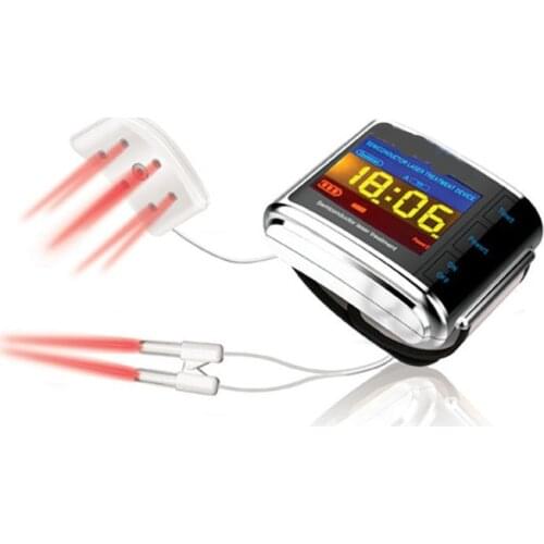 High Blood Pressure Therapy Device Health Care Cold Laser Watch Rhinitis Treatment Instrument medical Laser Therapy Device