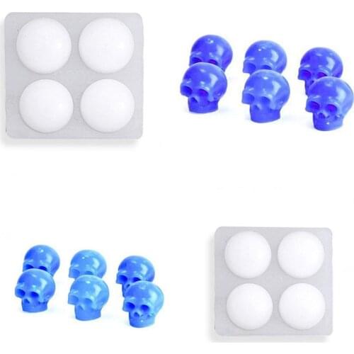 1PC Transparent Silicone Mould Resin Decorative Craft Molds For Jewelry Different Epox Universe Sizes Diy Resin Skull J2P6