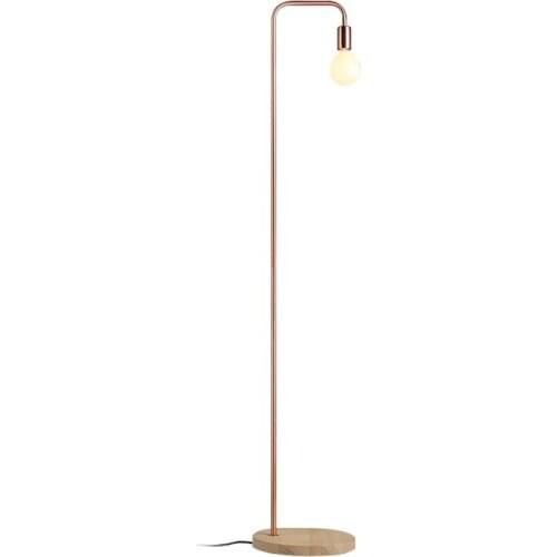 Rose gold floor lamp E27 LED bulb indoor lighting modern standing lamp simple design standing lamp floor modern decore lighting