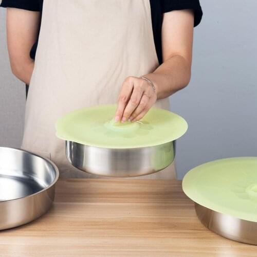 Silicone Bowl Lids Food Covers Food Grade, Reusable Airtight Suction Seal Covers for Pots, Pans, Cups, Skillets Containers