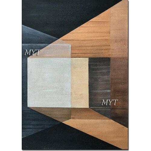 Modern New Handmade Geometry Design Canvas Picture Art HIgh Quality Oil Painting Art Home Decoration Paintings Wall Hangings