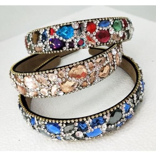 Rhinestone Wedding Bridal Bridesmaids Crown light Silver Hair Jewelry for Girls Crystal Tiara with Crystal Headband Princess Hea