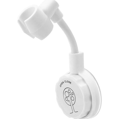 Universal Hand Held Shower Head Holder Bathroom Suction Cup Holder Adjustable Wall Mounted Shower Bracket Nozzle Base Home