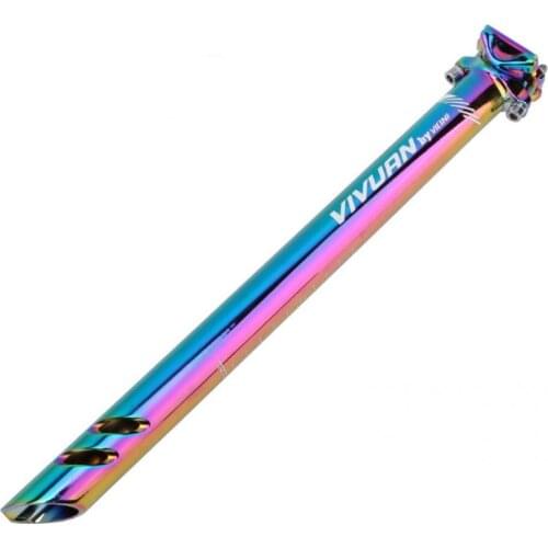 Bicycle Parts Hard Colorful Bike Seatpost Rod Aluminum Alloy Bicycle Seatpost Colorful for Road Bicycle