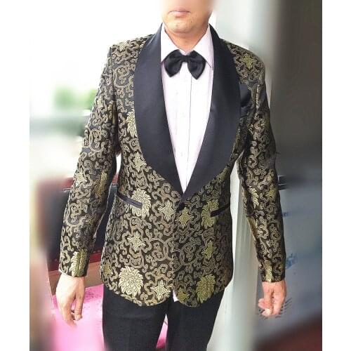 High Quality One Button Groomsmen Peak Lapel Groom Tuxedos Men Suits Wedding/Prom Best Man Blazer ( Jacket+Pants+Tie) T21
