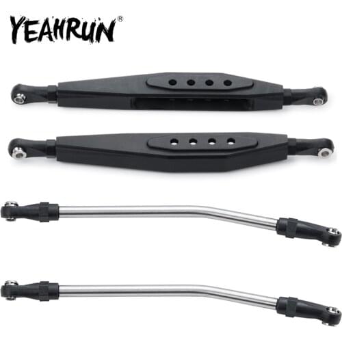 YEAHRUN 1 Pair Aluminum Alloy Rear Knife Arm Upgrade Part For 1/10 RC Car Wraith 90048