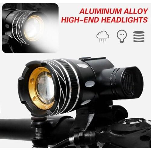 Z30 15000LM T6 LED Light Bike/Bicycle/Light Set USB Rechargeable Headlight/Flashlight Waterproof Zoomable Cycling Lamp for Bike