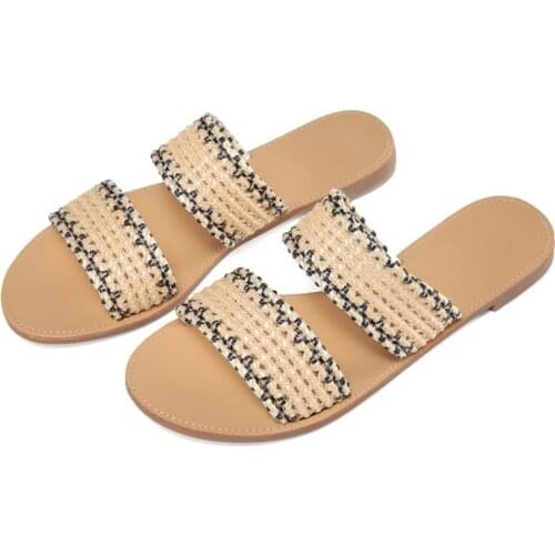 Slippers Women New Fashion Flat Flat Lady Slipper for Woman Summer Korean Student Cool Slipper Shoe Fashion Wholesale Free Ship