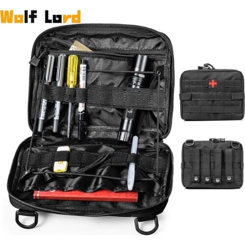 1000D Molle Pouch Tactical Emergency Survival Pocket Multi-functional EDC Waist Pack Belt Backpack Outdoor Camping Hunting Bag