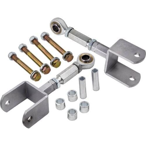 2x Rear Upper Adjustable Control Arms with Bushing For Ford Mustang 1979-2004