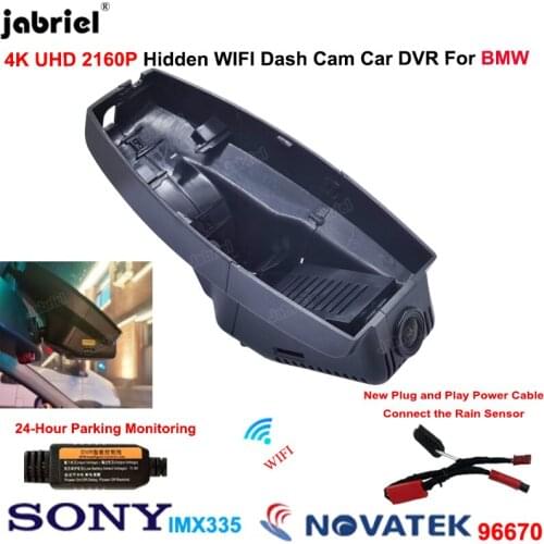 4K 2160P Car DVR Dash Cam Camera for BMW 1 3 5 7 Series E81 E82 E87 E88 E90 E91 E92 E93 E60 E61 E65 E66 X1 E84 X5 E70 X6 E71 E72