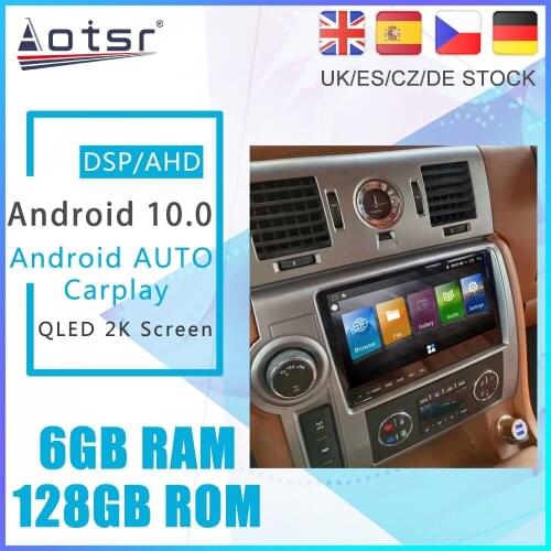 Android 10 128G For Hummer H2 2005 2006 2007 2008 Car DVD GPS Navigation Auto Radio Stereo Video Multimedia Player HeadUnit 2DIN