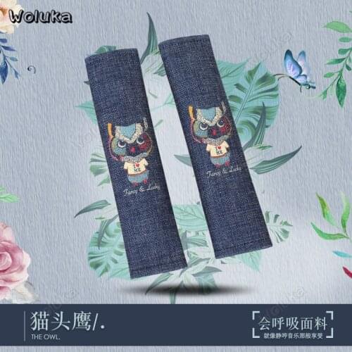 Car Seat Belt One Pair Shoulder Cover Car Interior Cartoon Decoration Supplies kst Cute Seat Belt Sheath CD50 Q01