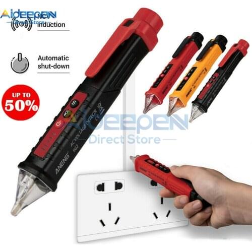 Non-Contact LED Digital 12-1000V AC Voltage Detectors Tester Pen Voltage Meter Volt Detector Test Pencil For Electrician Tools