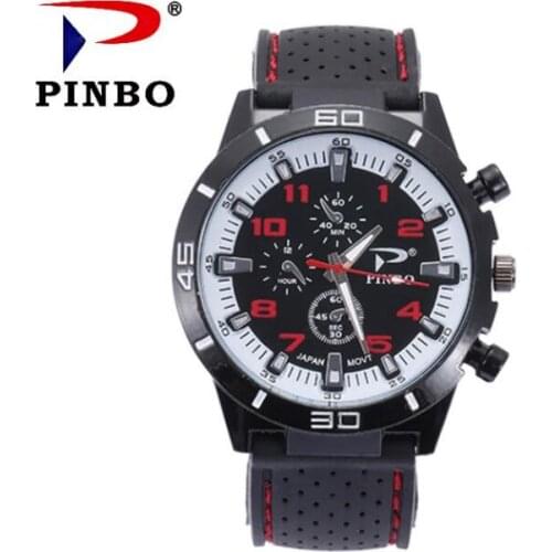 Hot Sale Fashion Luxury Brand Men Sport Casual Quartz Watch Men business Leather Strap Watches Military Clock Relogio Masculino