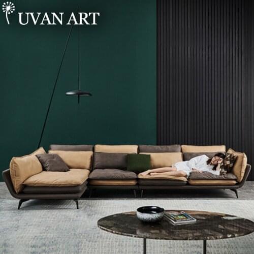 Sofa down wash disposable modern minimalist super soft 2019 new sofa light luxury technology cloth sofa